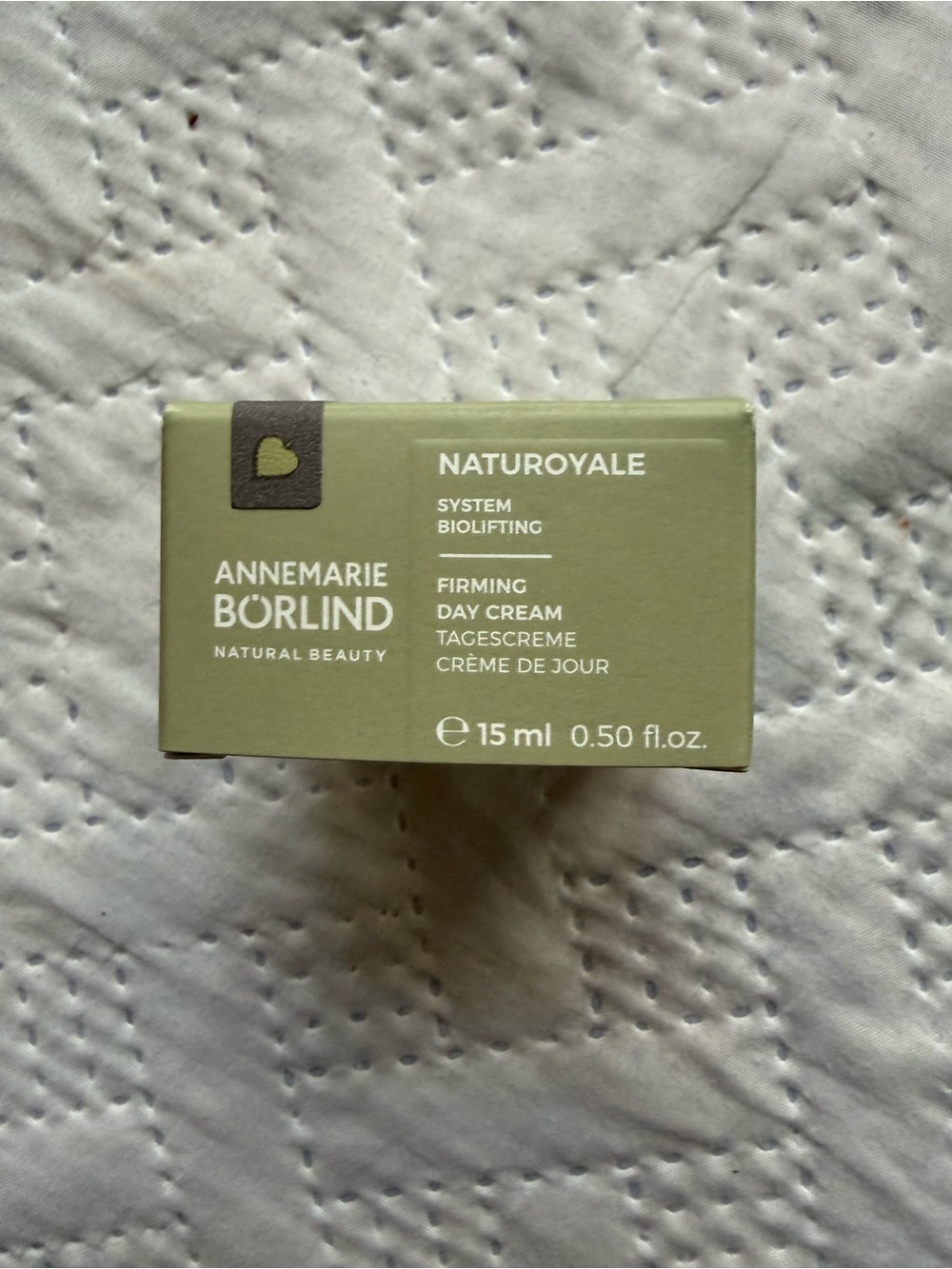 ANNEMARIE BORLIND NATUROYALE Firming Day Cream 15 ml NEW in Box
